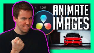 HOW TO ANIMATE AN IMAGE IN RESOLVE 17  DaVinci Resolve Basics Tutorial [upl. by Euqor]