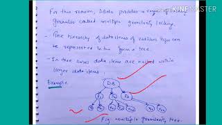 Multiple granularity protocol  lecture168DBMS [upl. by Shani]