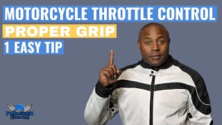 How To Control Throttle On Motorcycle  Better Control [upl. by Akemot]