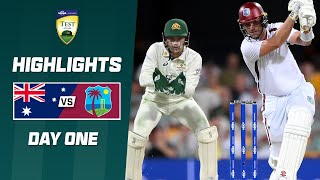 Australia v West Indies 202324  Second Test  Day 1 [upl. by Ari2]