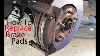 How To Change Replace Brake Pads Easy Simple [upl. by Annavoj7]