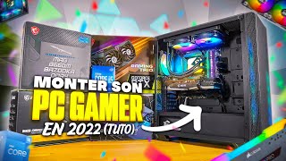 COMMENT MONTER SON PC GAMER EN 2022  tuto montage pc gaming [upl. by Auod]