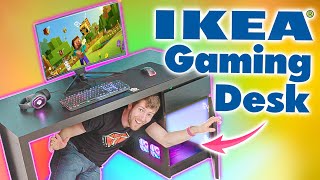 Ultimate IKEA Gaming Desk [upl. by Rodgiva429]