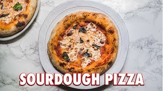 How To Make Homemade Sourdough Pizza [upl. by Dworman]