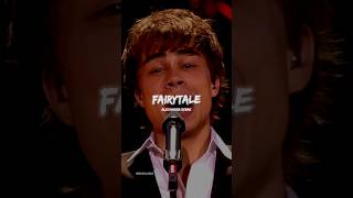 ALEXANDER RYBAK  FAIRYTALE LYRICS [upl. by Annitsirhc440]