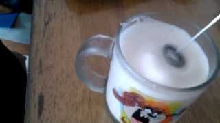 Aerolatte Review Frothing Cold Milk In Under 1 Minute [upl. by Etennaej]