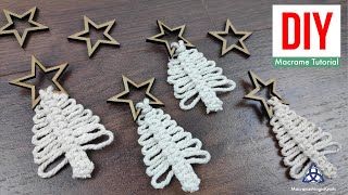 MACRAME CHRISTMAS TREE TUTORIAL [upl. by Asyen165]