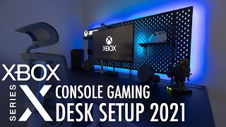 Best Xbox Series X Desk Setup amp Tech 2021 [upl. by Terle]