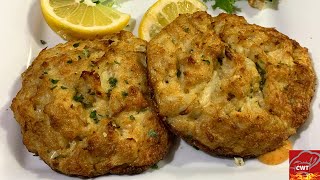 Crab Cake Recipe  How To Make Crab Cakes [upl. by Darline]